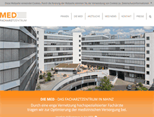Tablet Screenshot of med-in-mainz.de